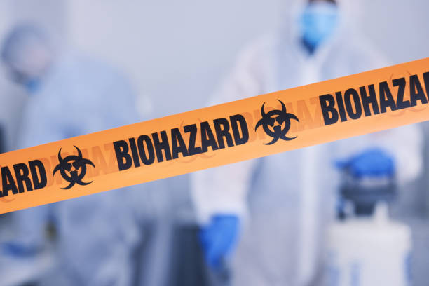 Professional Biohazard Cleanup technician working in Custer, WI